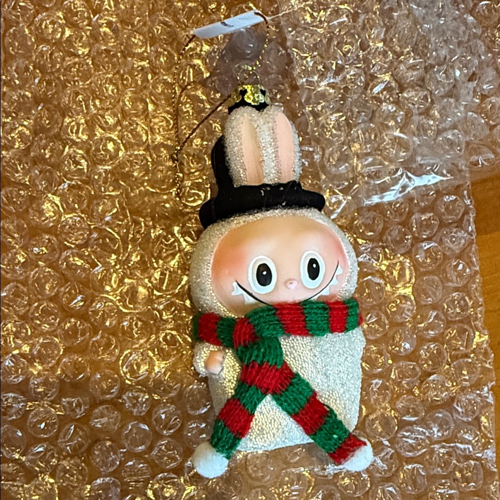 NWT Cody Foster Labubu Snowman Ornament